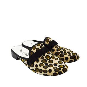 Repetto Paris Cheetah print leather loafer #217-139